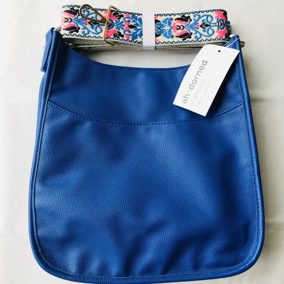 ahdorned Bags Ahdorned Messenger Crossbody Blue Bag Guitar Staps